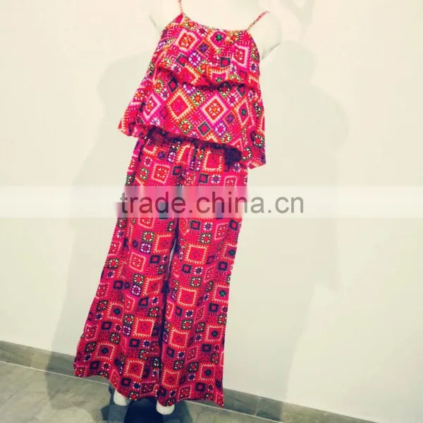 COMBO SET OF CROP TOP AND PALAZZO TROUSER