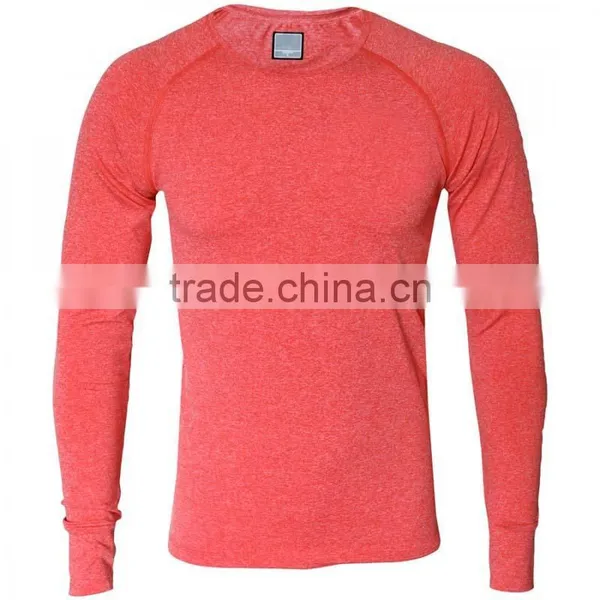 Long Sleeve t Shirt With Thumb Holes, Workout t Shirt for Man photo-5