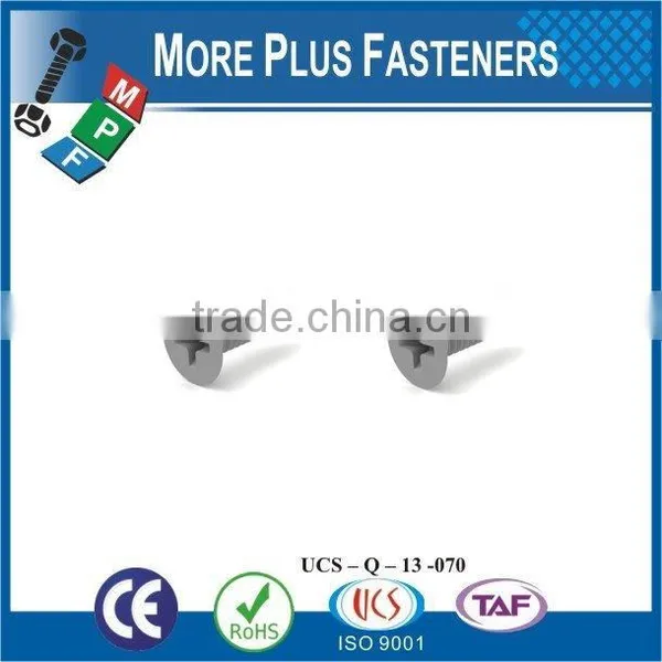 Made in Taiwan High Quality Phillips Flat Head Screw for Nylong Screw for Plastic photo-2