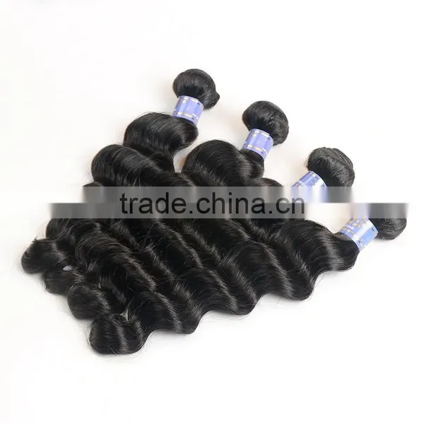 Factory Price 7a Grade Loose Deep Wave Weave Hairstyles , Peruvian Hair photo-2
