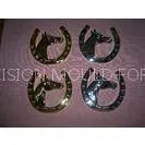 OEM Personalised Wedding Decorated Horseshoes for The Bride