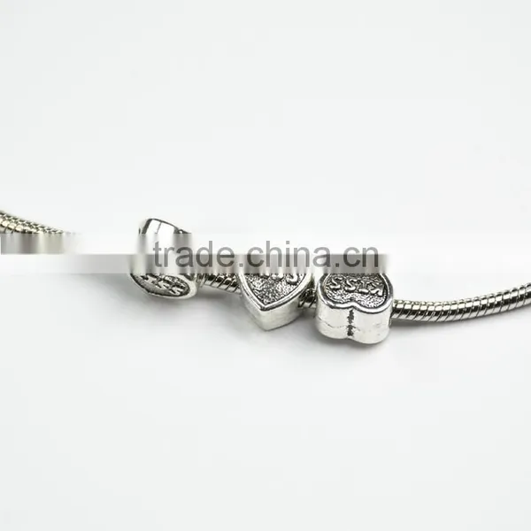 Cuentas de Bricolaje,Pretty Various Jewelry Making Beads Silver Spacer Beads for DIY Accessories photo-4