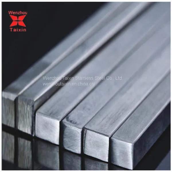China Hot Rolled Cold Drawn 316/316L/316Ti ss Square Bar ISO