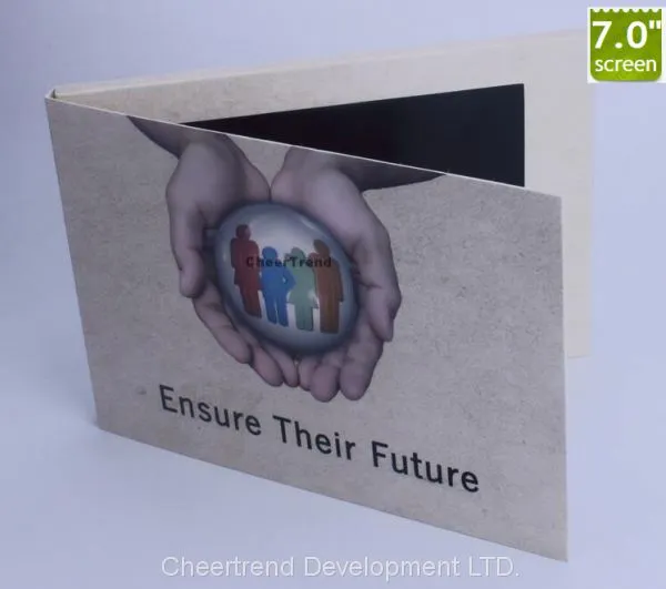Showcase Company Service 7'' Lcd Video Greeting Card for Business Gifts photo-4