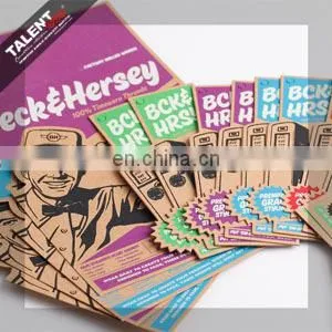 Custom Attractive Designs Casual Jeans Paper Hang Tags for Apparel Garment photo-6