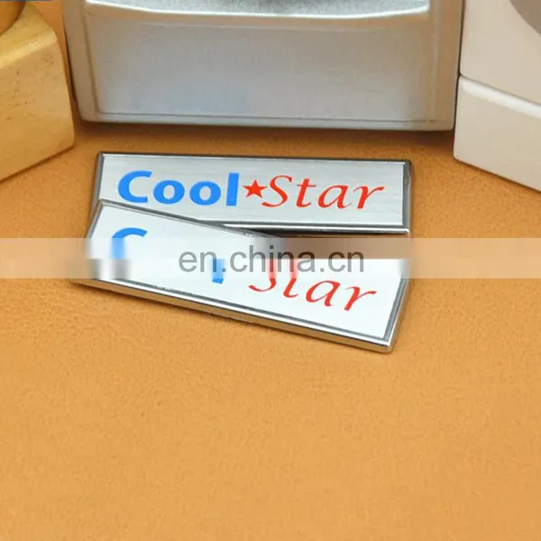 ABS Emboss Custom Raised Logo Sticker photo-6