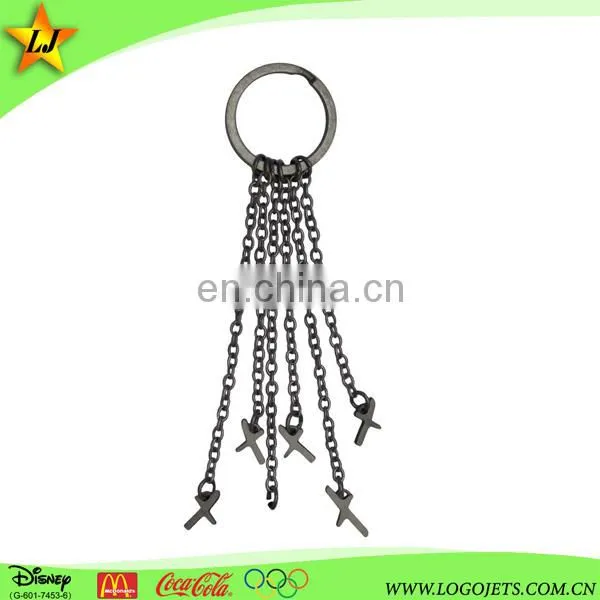 Round Metal Shopping Trolley Coin Key Chain photo-3
