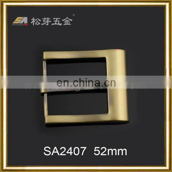 OEM Customized Zinc Alloy Gold Plated Strap Buckle photo-3