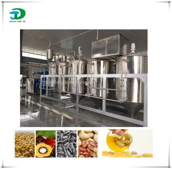 Crude Oil Refining Plant, Crude Palm Oil Refinery Machine, Teaseed Oil Press Refinery Machinery photo-3