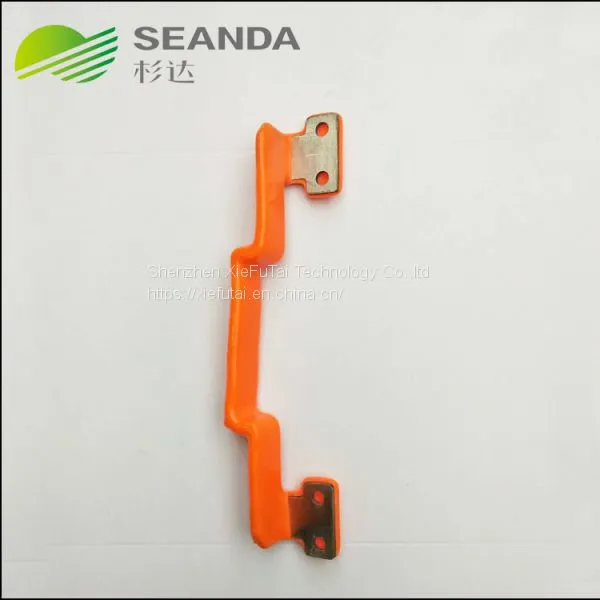 Copper Busbar With Heat Shrinkable Tube and Nickel Foil Attached for EV Power Battery photo-2