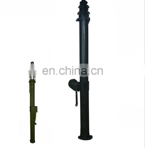 6m to 12m Trailer Mounted Portable Telescopic Mast for Energy Lighting photo-4