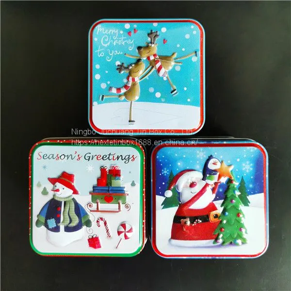 Square Tins Custom Size First Aid Metal Tin Box