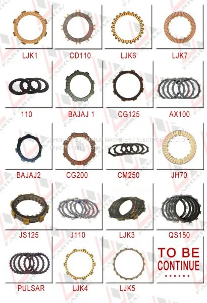 Motor Cycle Wave125 Transmission Parts Wet Clutch Plate Lining Price photo-3
