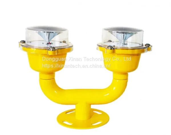 FAA IP68 Double Head Red Flashing Same Time Low Intensity Led Aviation Light photo-3