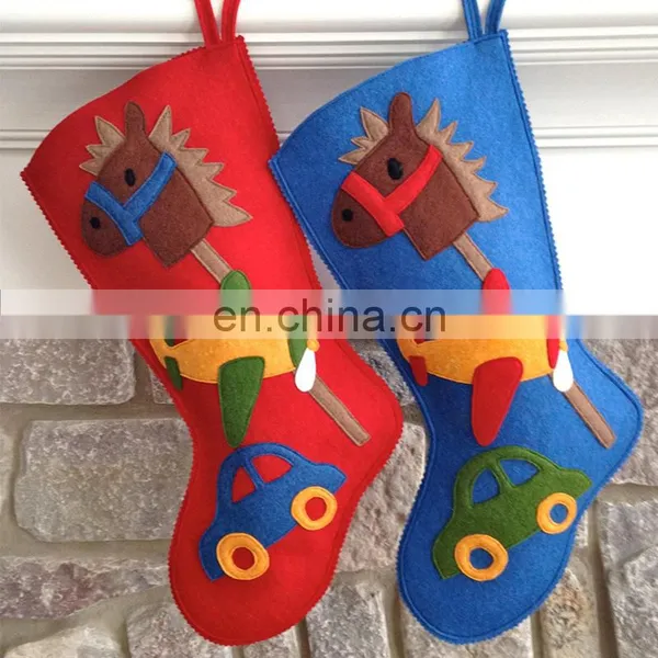 Wall Hanging Decoration DIY Felt Christmas Gifts Stocking With Ornament Set for Kids photo-6