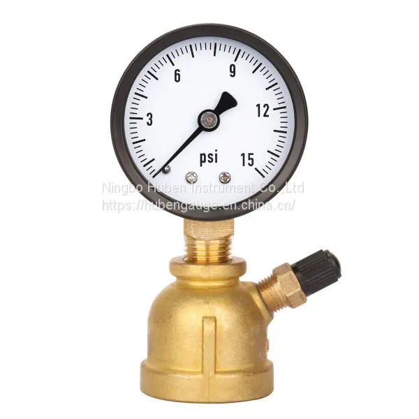 BELL/BLACK FITTING GAS LINE TEST GAUGE photo-2