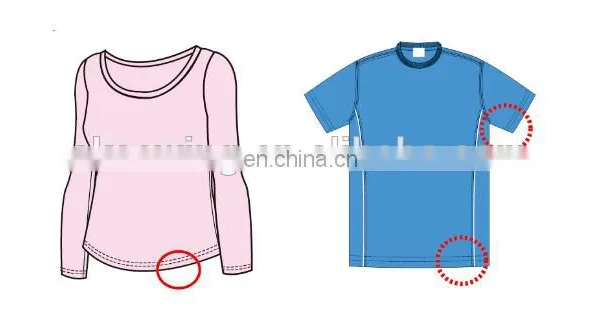 T-shirt Shirts Bottom Hemming Industrial Sewing Machine for Polo photo-3