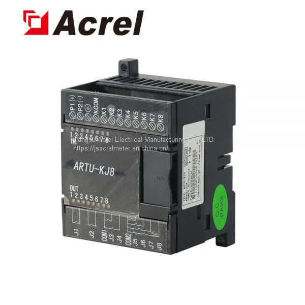 Acrel 300286.SZ ARTU-KJ8 Multi-circuit Din Rail Remote Terminal Unit/RTU With Remote Control Remote Signal photo-2