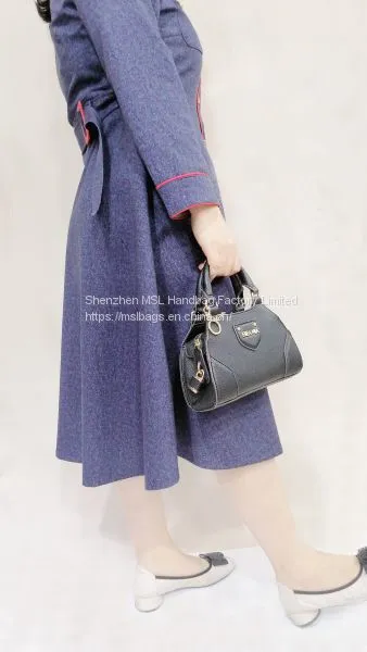 New Design Anti-theft Hanging Lock Top Handles Satchel Ladies Mini Tote Bag photo-4