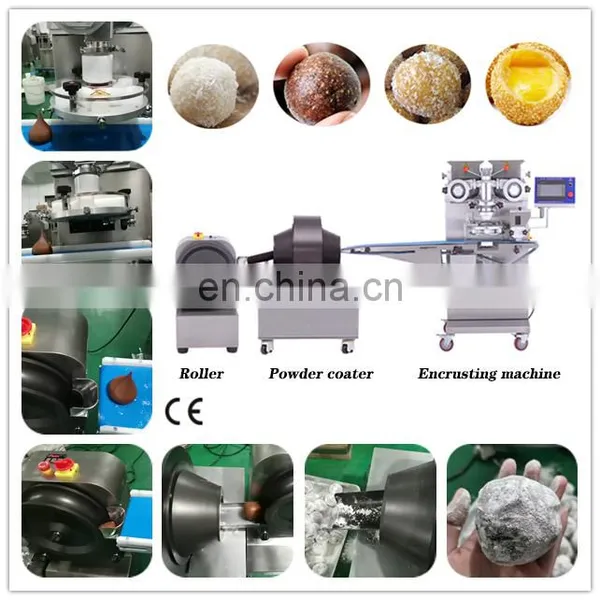 Grain Products Frozen Food Sesame Balls Meatballs Energy Bites Bliss Ball Making Machine photo-2
