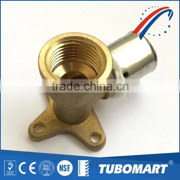 Factory Price Press Pipe Union 16mm Wall Mounted Female Elbow With SGS Certification photo-2