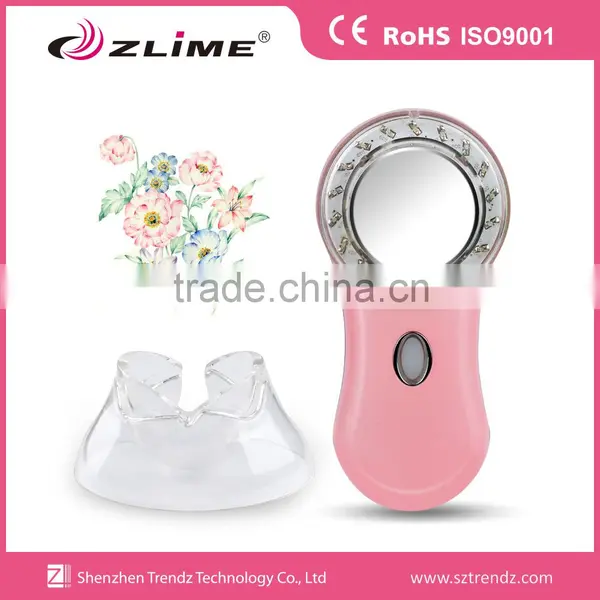 Rechargeable Handheld Infrared Heating Ionic Vibrating Facial Massager photo-5