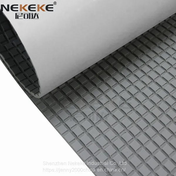 NEKEKE 6 mm Thick Gray + Square on Surface Marine EVA Foam Synthetic Teak Flooring Sheet Boat Yacht Decking Flooring photo-5