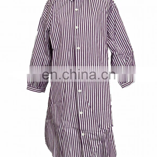 Textile Fabrics 100% Cotton Materials Woven Chinese Cotton Stripe Roll of Fabric photo-3