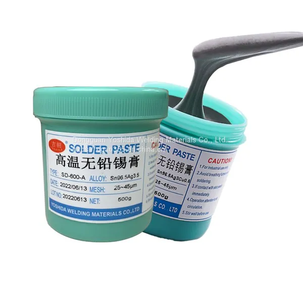 High Temperature Lead-free Water-washed Solder Silver Solder Paste Sn96.5Ag3.5 Nickel-plated Welding Water-melting Environmentally Friendly Tin Paste photo-3