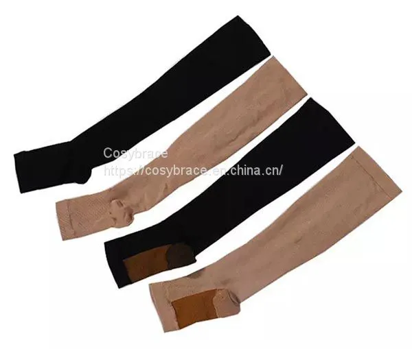 Varicose Socks Top Quality Medical Custom Logo 2xl Compression Socks Open Toe Compression Socks With Zippers photo-4