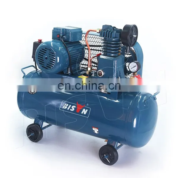 Bison Electrical Industria Belt Driven Compressors Piston 230Voltage 40 L 5 Bar Power Air Compressor photo-2