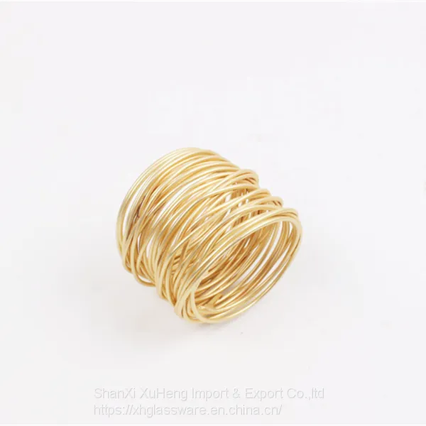 Ready Stock Various Colored Metal Wire Cheap Napkin Ring With Fast Shipping photo-4