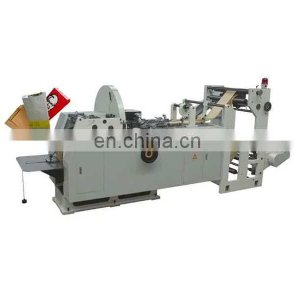 Roll Feeding Bottom Paper Bag Making Machine for Food