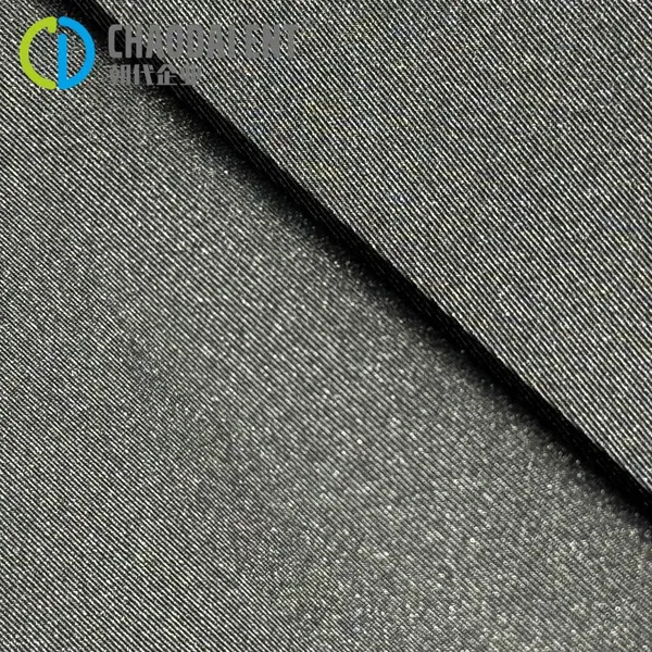 Plain GRS 75D*300D Cotton-like Texture 100%RPET Recycled Polyester Fabric for Outerwear Fall/Winter Milled Trench Coat Jacket photo-4