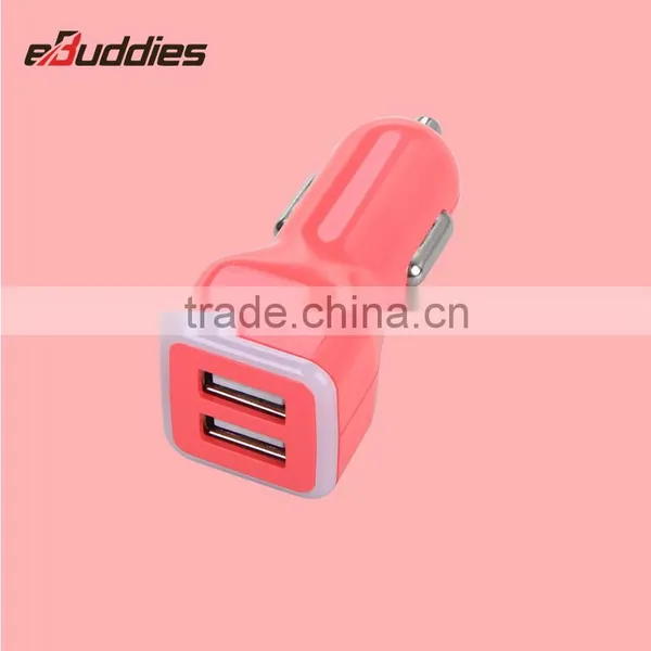 Dual USB Car Charger For IPad IPhone 5V 3.1A Mini Adapter photo-3
