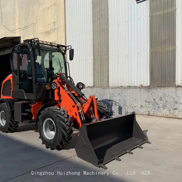 HZM812 MODEL GARDEN ARTICULTED FRONT FARM WHEEL LOADER /HOT SALE IN EUROPE photo-3