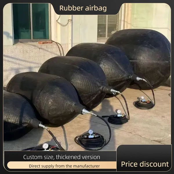 Pipeline water plugging airbag inflation core mold double layer inflation airbag octagonal airbag supply