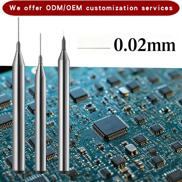 Hot Sale 0.1mm Carbide PCB Drill Bits Tungsten Carbide Cutter for General Purpose photo-5
