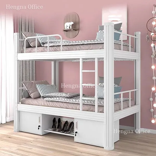 Minimalist Metal Bed Base | Stylish Appearance & Sturdy Metal Slats | Rental Apartment Furniture - Accept OEM Orders photo-3