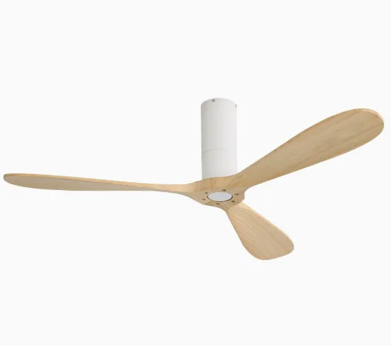 52 inch solid wood ceiling fan/DC variable frequency tri color dimming ceiling fan（Wechat:13510231336）