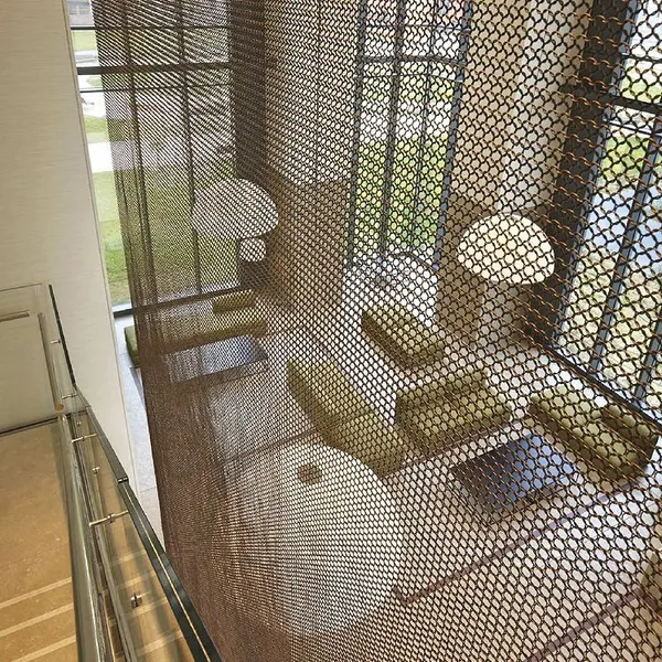 Copper Metal Screen Partition Mesh for Interior Decorative Wire Applications photo-4