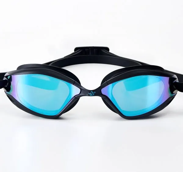 Hybrid Swim Goggle Adults Anti-Fog Uv Protected Waterproof Mirror Coating High Definition Lens photo-2