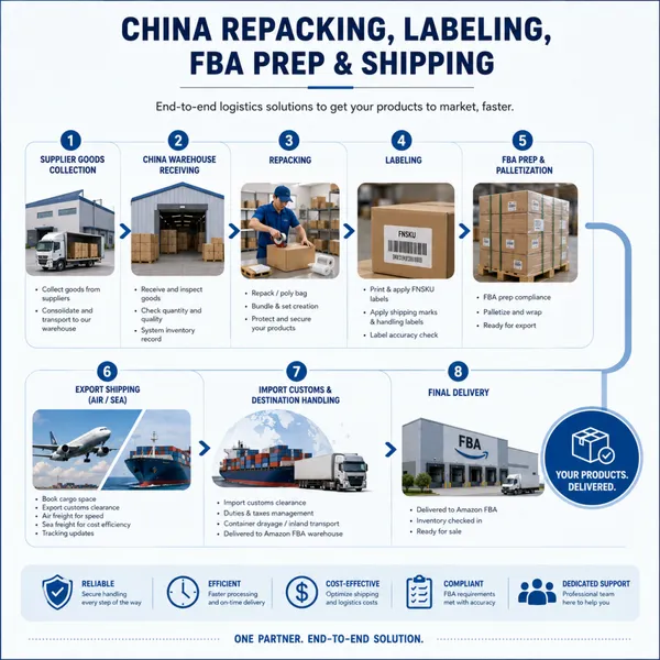 China Repacking and Labeling Service for Amazon Shopify TikTok Sellers photo-5