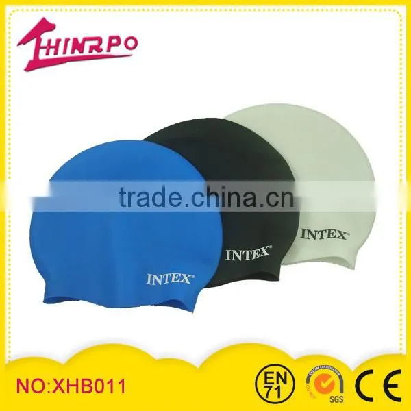 Custom Cheap Silicone Swim Cap Colorful Printing Logo