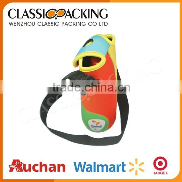 Colorful neoprene Water Bottle Sleeve