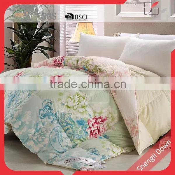 Portable 70% Goose Down Feather Throw Quilt With High Quality photo-5