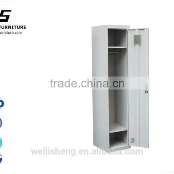 Luoyang Single Door Steel Locker Knock Down Metal Cabinet photo-2