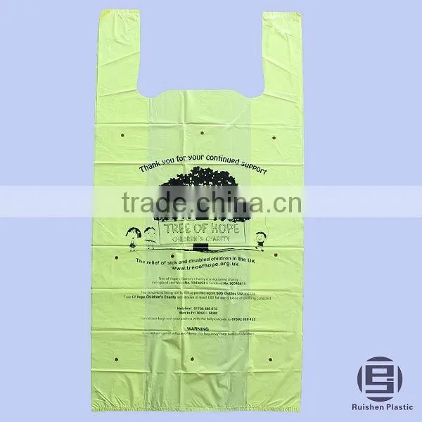 TOH Biodegradable Charity Bag With Printing For Collection