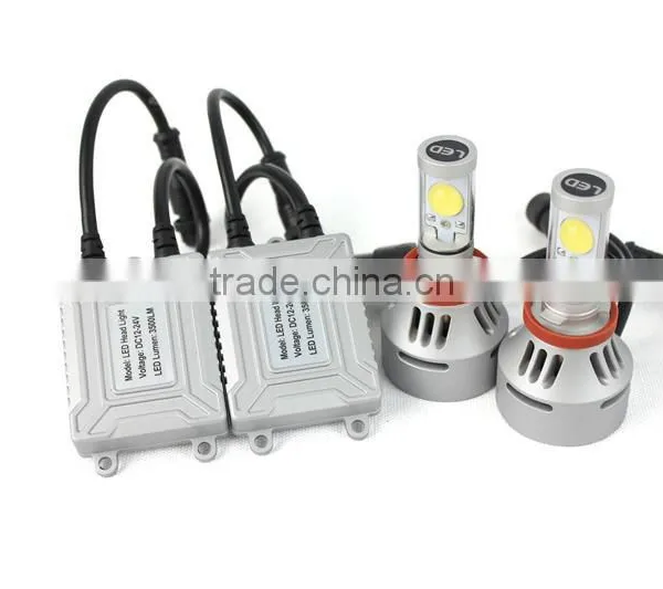 LANSEKO High Brightness Auto Parts 4s LED Headlight 3500LM H10 Led Headlamp Powerful photo-4