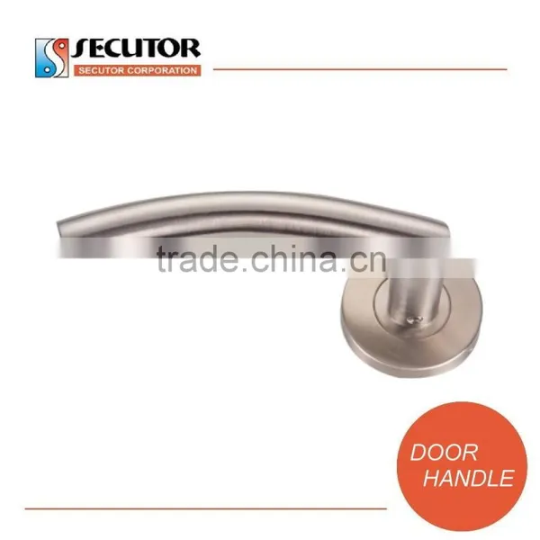 Door Knob and Satin Nickel Solid SS Door Handle photo-6